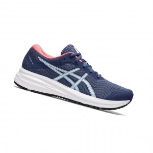 Blue Women's Asics PATRIOT 12 Running Shoes | 834-IBOSQT