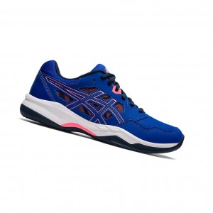 Blue / Blazing Coral Women's Asics GEL-RENMA Tennis Shoes | 317-WQHDNB