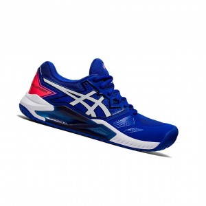 Blue / White Women's Asics GEL-CHALLENGER 13 Tennis Shoes | 628-JBGSPR