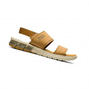 Brown Women's Asics GEL-QUANTUM 90 SD FO Sandals | 714-SPUMID