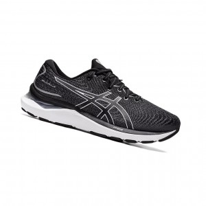 Carrier Grey / White Women's Asics GEL-CUMULUS 24 (D) Running Shoes | 189-NRHMKX