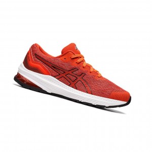 Cherry Tomato / Black Kids' Asics GT-1000 11 GS Running Shoes | 732-OKRTWP