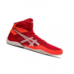 Classic Red / Flash Coral Men's Asics MATFLEX 6 Wrestling Shoes | 549-CQZLOV