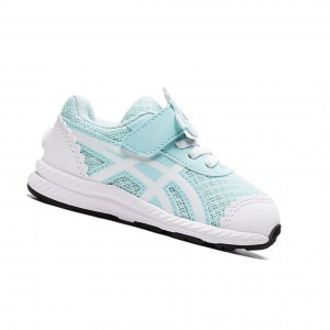 Clear Blue / White Kids' Asics CONTEND 7 TODDLER Running Shoes | 923-JSLTNM