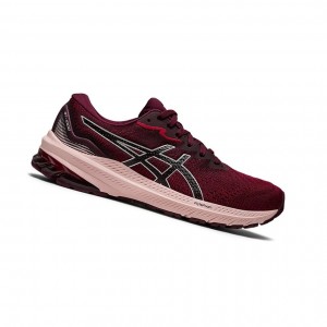 Cranberry / Pure Silver Women's Asics GT-1000 11 Running Shoes | 065-FGKWHE