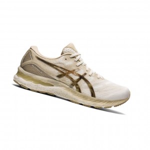 Cream Men's Asics GEL-NIMBUS 23 EARTH DAY Running Shoes | 612-ACJIPV