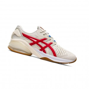 Cream Men's Asics GEL-QUANTUM INFINITY JIN Sneakers | 295-DXHNKU