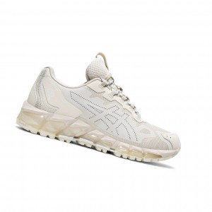 Cream Women's Asics GEL-QUATUM 360 6 Sneakers | 657-BWTDPJ