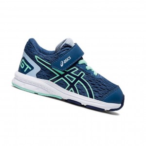 Dark Blue Kids' Asics GT-1000 9 TS Running Shoes | 928-PEUBLV