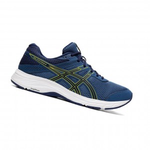 Dark Blue Men's Asics GEL-CONTEND 6 Running Shoes | 658-NOUEFA