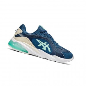 Dark Blue Women's Asics GEL-QUANTUM INFINITY Sneakers | 637-NPCWDK