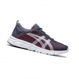 Dark Grey Kids' Asics GEL-QUANTUM CM Running Shoes | 139-CFOLWS