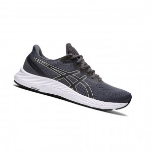 Dark Grey Men's Asics GEL-EXCITE 8 Running Shoes | 365-LWXDSK