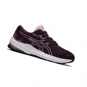 Deep Plum / Barely Rose Kids' Asics GT-1000 11 GS Running Shoes | 458-MWCBYX
