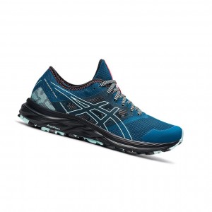 Deep Sea Teal / Clear Blue Women's Asics GEL-EXCITE TRAIL Running Shoes | 721-XTCEDS