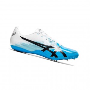 Digital Aqua / Black Men's Asics Hyper Sprint 7 Track Shoes | 162-VGASRE