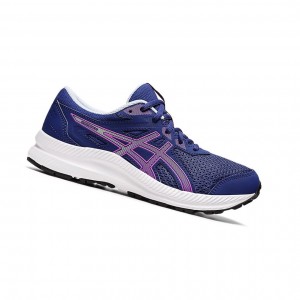 Dive Blue / Orchid Kids' Asics CONTEND 8 GS Running Shoes | 358-GVLOQC