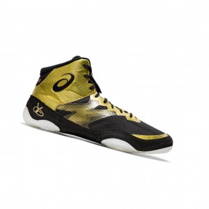 Gold Men's Asics JB ELITE IV Wrestling Shoes | 178-KNALIE
