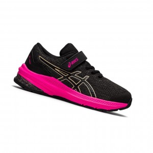 Graphite Grey / Champagne Kids' Asics GT-1000 11 PS Running Shoes | 207-TSDFYO