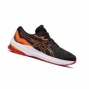 Graphite Grey / Fiery Red Kids' Asics GT-1000 11 GS Running Shoes | 290-PFRUIW