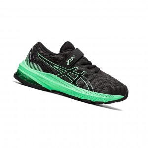 Graphite Grey / New Leaf Kids' Asics GT-1000 11 PS Running Shoes | 948-MPNQEX