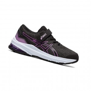 Graphite Grey / Orchid Kids' Asics GT-1000 11 PS Running Shoes | 794-BCOQDR
