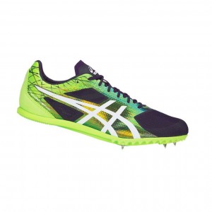 Green Men's Asics COSMORACER MD Track Shoes | 652-AJCEGI