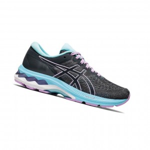 Grey Kids' Asics GEL-KAYANO 27 GS Running Shoes | 521-MCJWFK