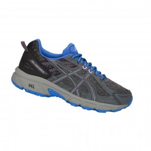 Grey Kids' Asics GEL-Venture 6 GS Running Shoes | 604-NPWTHU