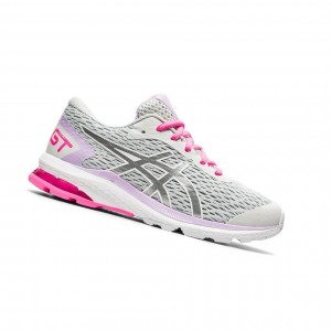 Grey Kids' Asics GT-1000 9 GS Running Shoes | 527-WXNPFV