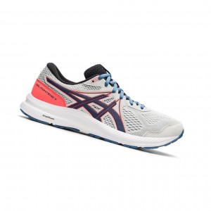 Grey Men's Asics GEL-CONTEND 7 Running Shoes | 841-ZKFSRT
