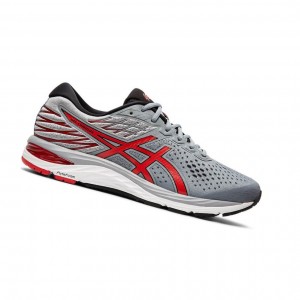 Grey Men's Asics GEL-CUMULUS 21 road Running Shoes | 793-QLXZSR