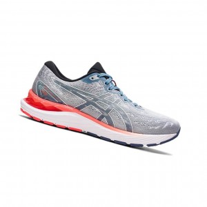 Grey Men's Asics GEL-CUMULUS 23 Running Shoes | 721-YLVWBA