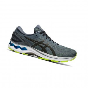 Grey Men's Asics GEL-KAYANO 27 Running Shoes | 739-OXUFLD