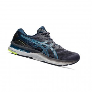Grey Men's Asics GEL-NIMBUS 23 Running Shoes | 354-HPYNOM