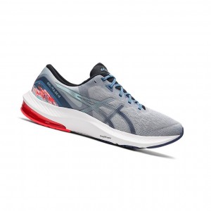 Grey Men's Asics GEL-PULSE 13 Running Shoes | 912-ZCPOIU
