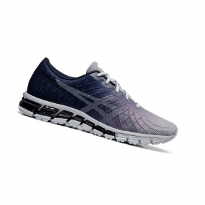 Grey Men's Asics GEL-QUANTUM 180 4 Sneakers | 021-JDNBVA