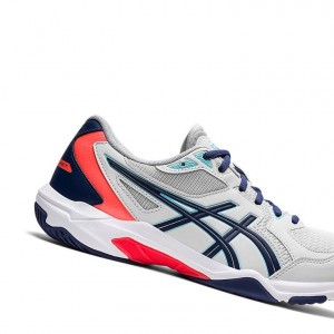 Grey Men's Asics GEL-ROCKET 10 Volleyball Shoes | 387-UKOMJY