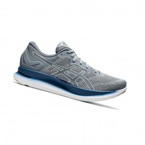 Grey Men's Asics GLIDERIDE Running Shoes | 594-WPBQAR