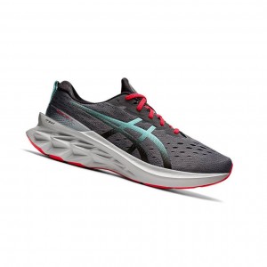 Grey Men's Asics NOVABLAST 2 Running Shoes | 924-MJLAIR