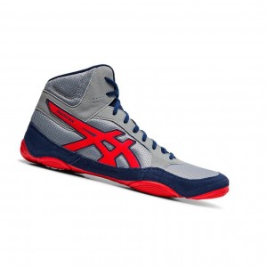 Grey Men's Asics SNAPDOWN 2 Wrestling Shoes | 951-BRDOGE