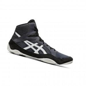 Grey Men's Asics SNAPDOWN 3 Wrestling Shoes | 259-XYBRGQ