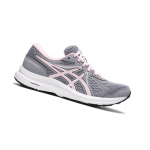 Grey Women's Asics GEL-CONTEND 7 Running Shoes | 461-ORVYJE