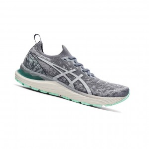 Grey Women's Asics GEL-CUMULUS 23 MK Running Shoes | 937-ZXETUI