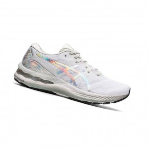 Grey Women's Asics GEL-NIMBUS 23 Running Shoes | 159-UPFLGO