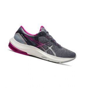 Grey Women's Asics GEL-PULSE 13 Running Shoes | 158-WCXLHI