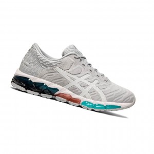 Grey Women's Asics GEL-QUANTUM 360 5 Sneakers | 067-QDCOEJ