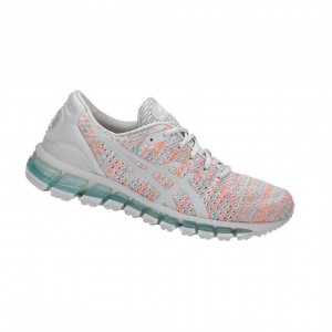 Grey Women's Asics GEL-Quantum 360 Kni Sneakers | 439-YNUXPV