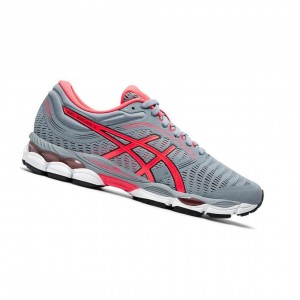 Grey Women's Asics GEL-ZIRUSS 2 Running Shoes | 052-PKMCAV