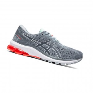 Grey Women's Asics GT-1000 9 Running Shoes | 819-LJTVGA